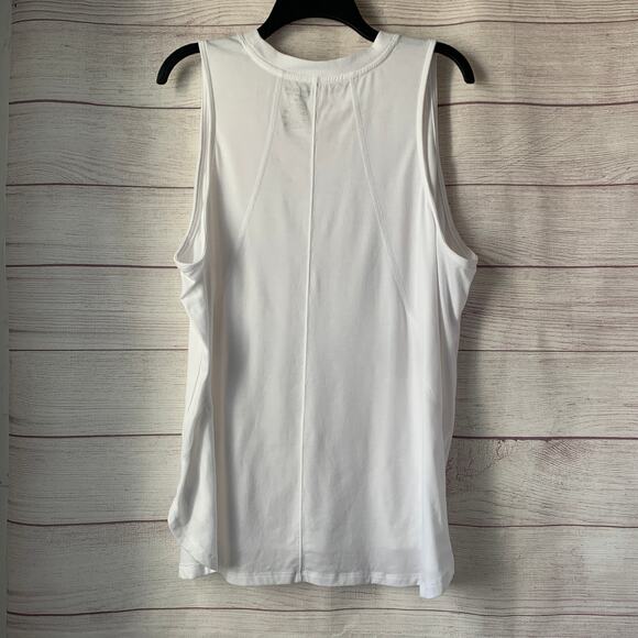 Tek Gear White Sleeveless Active Shirt or Tank Top Crew Neck Size 1X - Picture 5 of 15